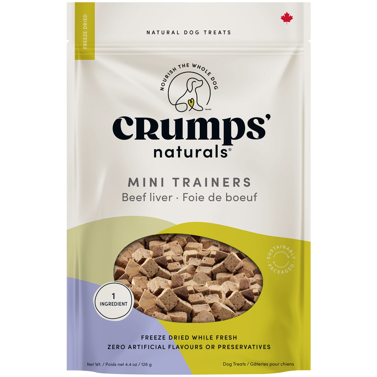 Crumps' Naturals Mini Trainers Freeze-Dried Beef Liver