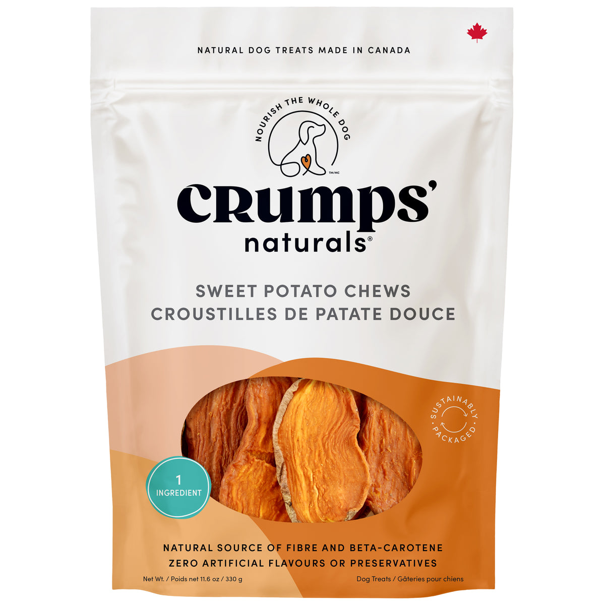 Crumps' Naturals Sweet Potato Chews