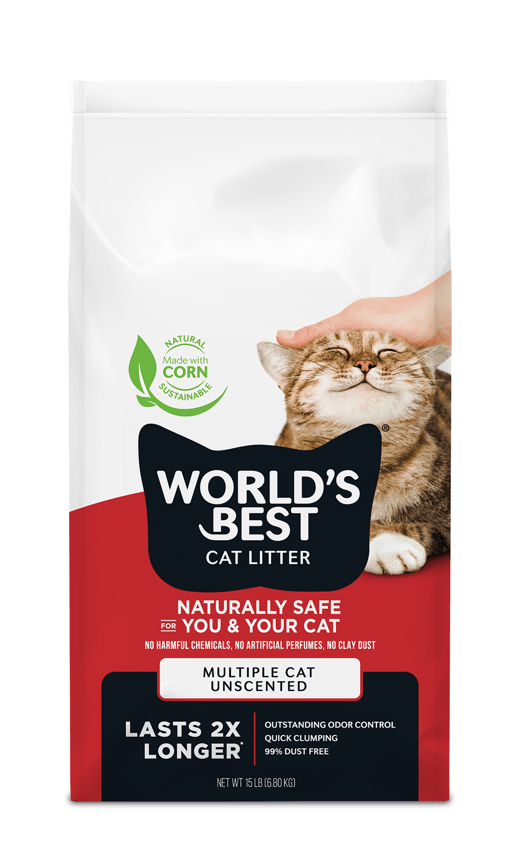 World's Best Cat Litter Multiple Cat Unscented